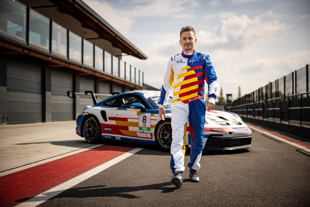 Porsche Carrera Cup Italia 2023, Jorge Lorenzo e Q8 Hi Perform scaldano i motori per la tappa di Misano