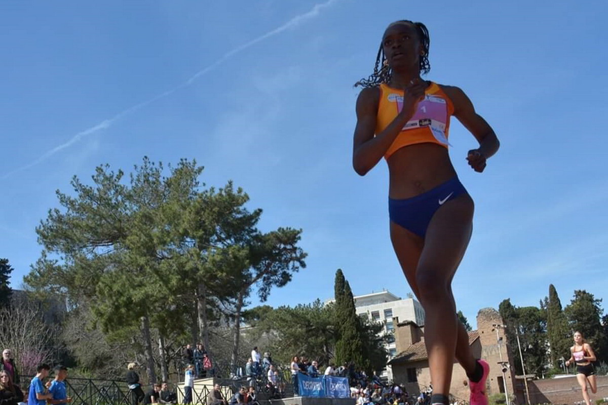 Atletica Frascati, la Kabangu sorprende pure nella finale del “Mille di Miguel”. Vince anche Polonska