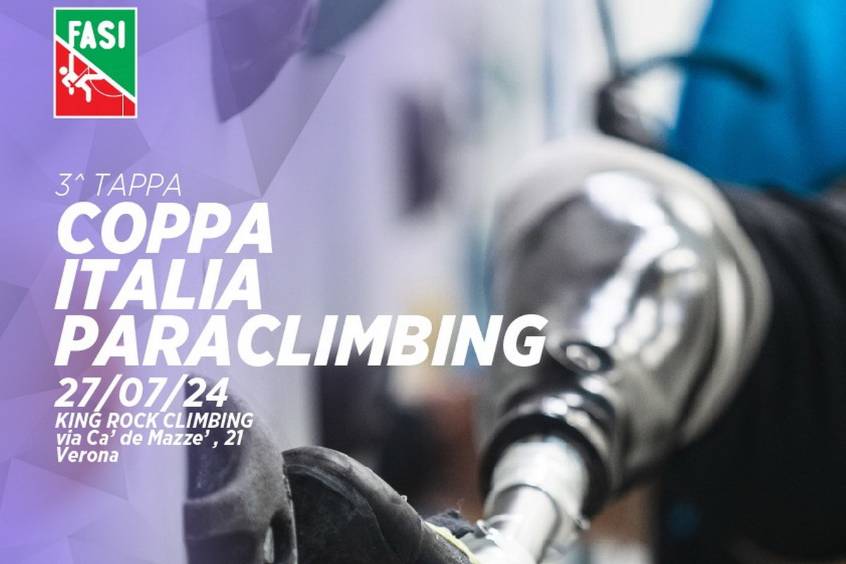 Paraclimbing, Coppa Italia, ultimo appuntamento prima degli euroepi