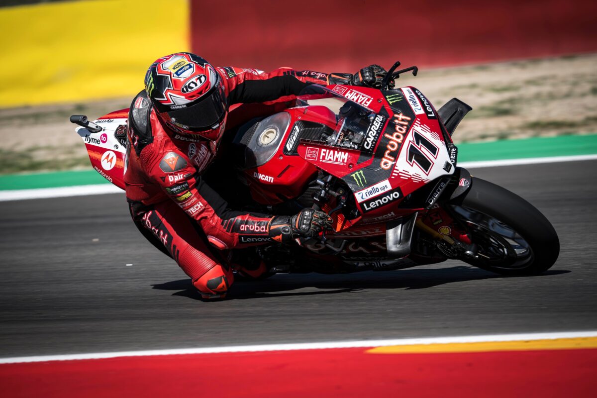 Sbk, Aragon: il venerdì delle Ducati ufficiali