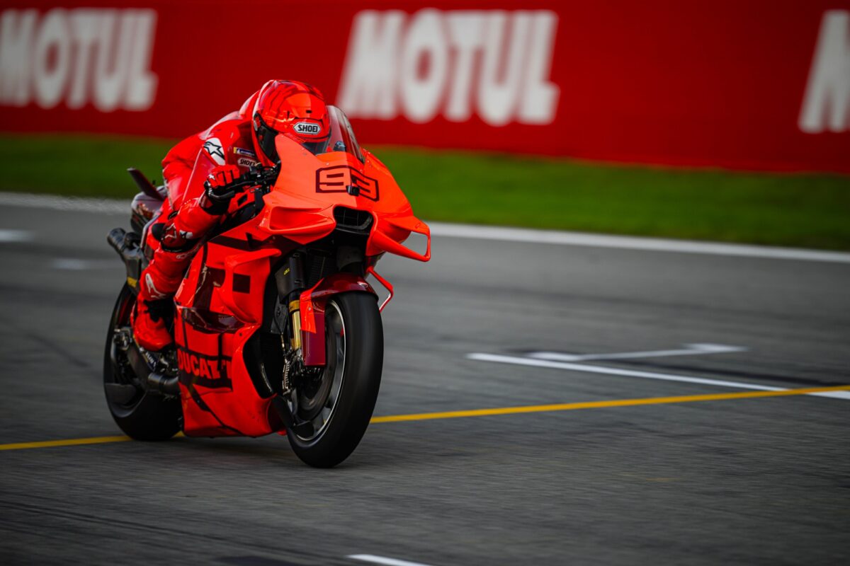 MotoGp, il test delle Ducati ufficiali