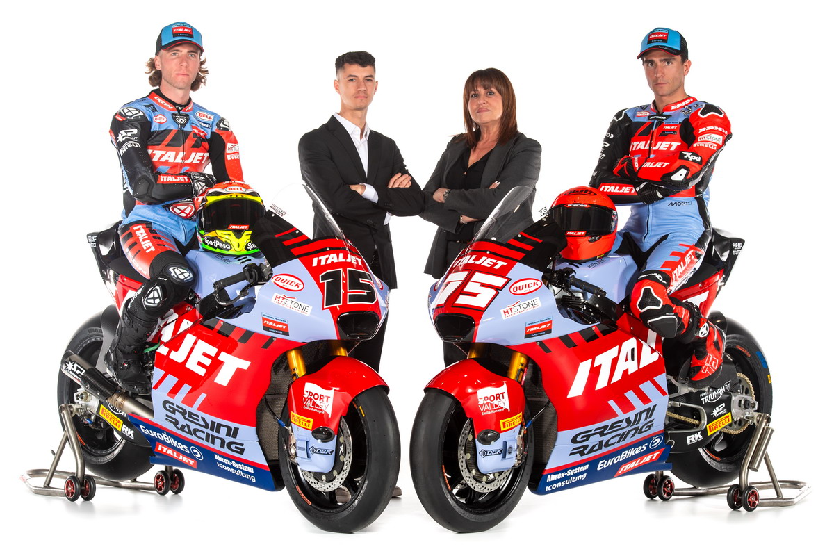 Italjet sponsor del Team Gresini per il mondiale Moto2