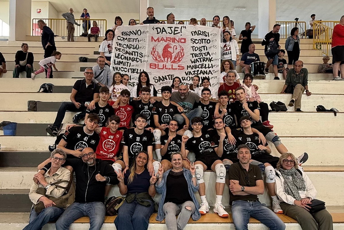 Volley, Marino Pallavolo, Under 17 maschile a testa alta alle finali nazionali. Vazzana: “Stagione molto positiva”