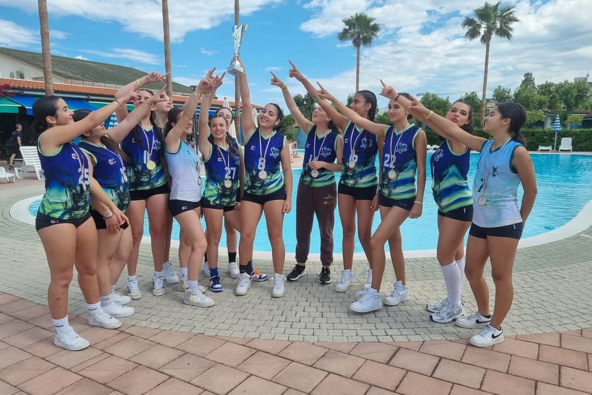 Volley, Rim Sport, under 14 femminile, campione provinciale Aics