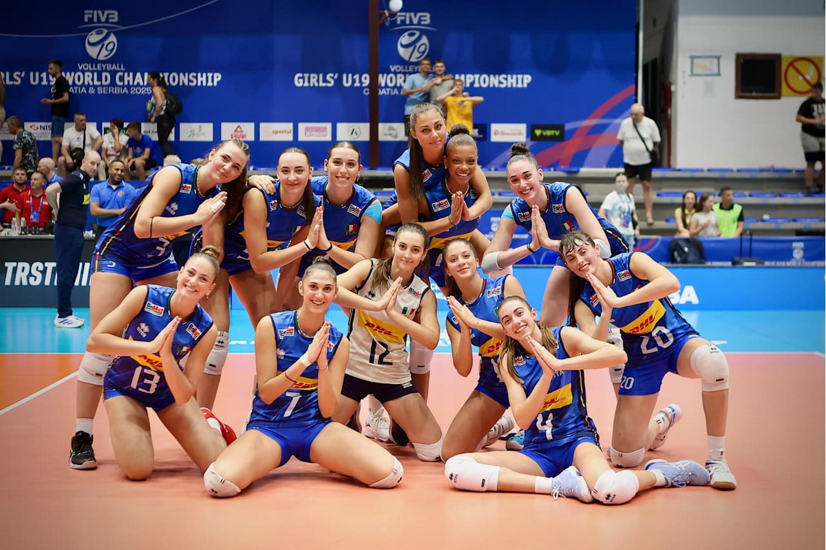 Volley, Campionati Mondiali Under 19 Femminili, buona la prima per l’Italia, superato 3-0 il Cile