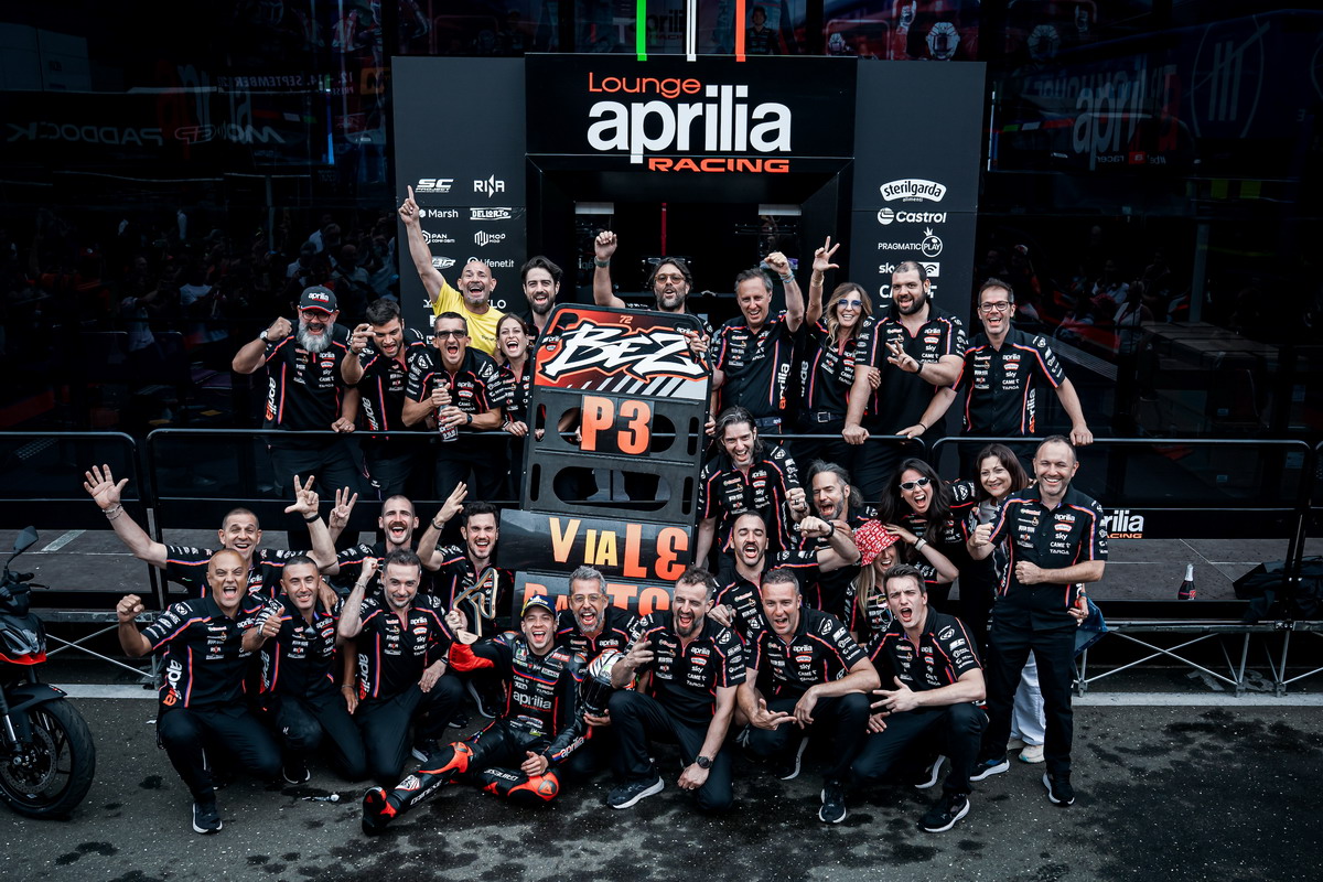 Gran Premio d’Austria MotoGP, terzo posto per Bezzecchi, Martin fuori per una caduta