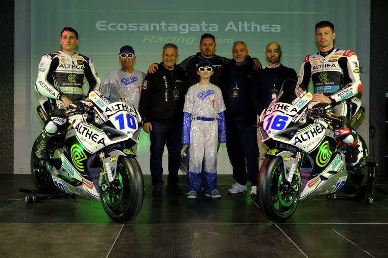 Ecosantagata Althea Racing Team presenta la stagione 2026 a Moto dei Miti